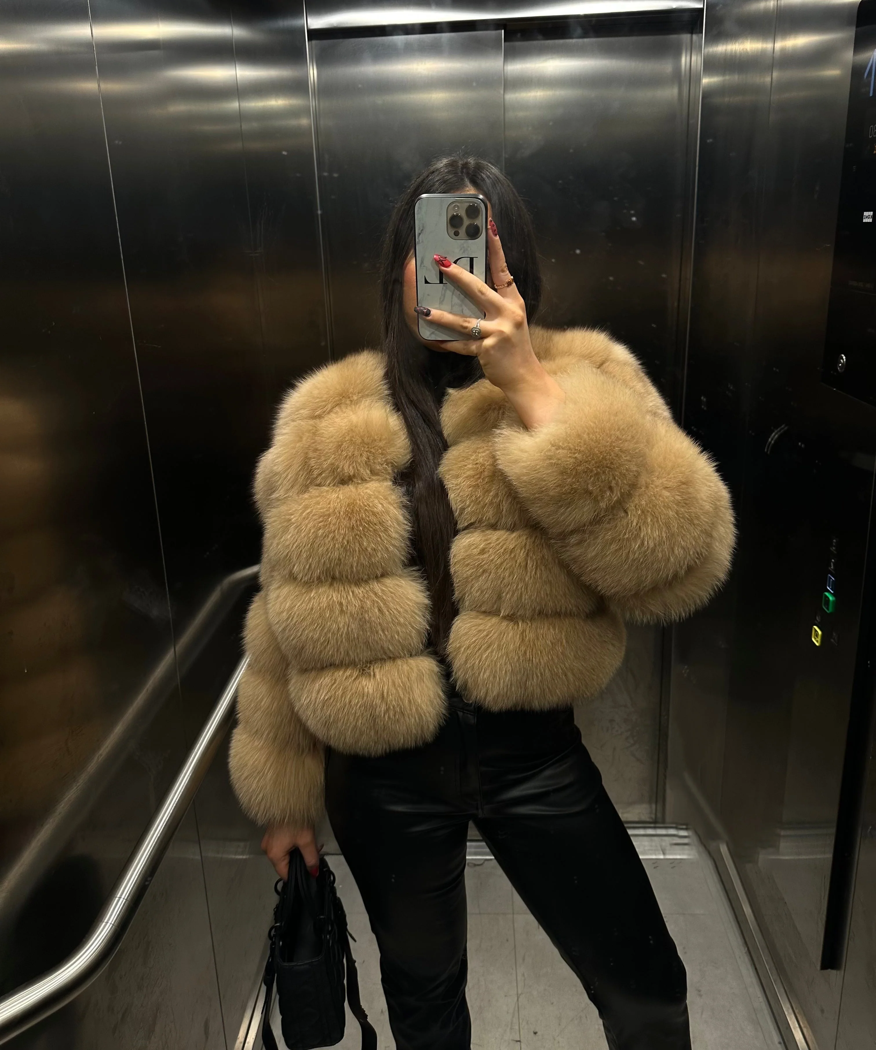 Bubble Cropped Coat - Image 5