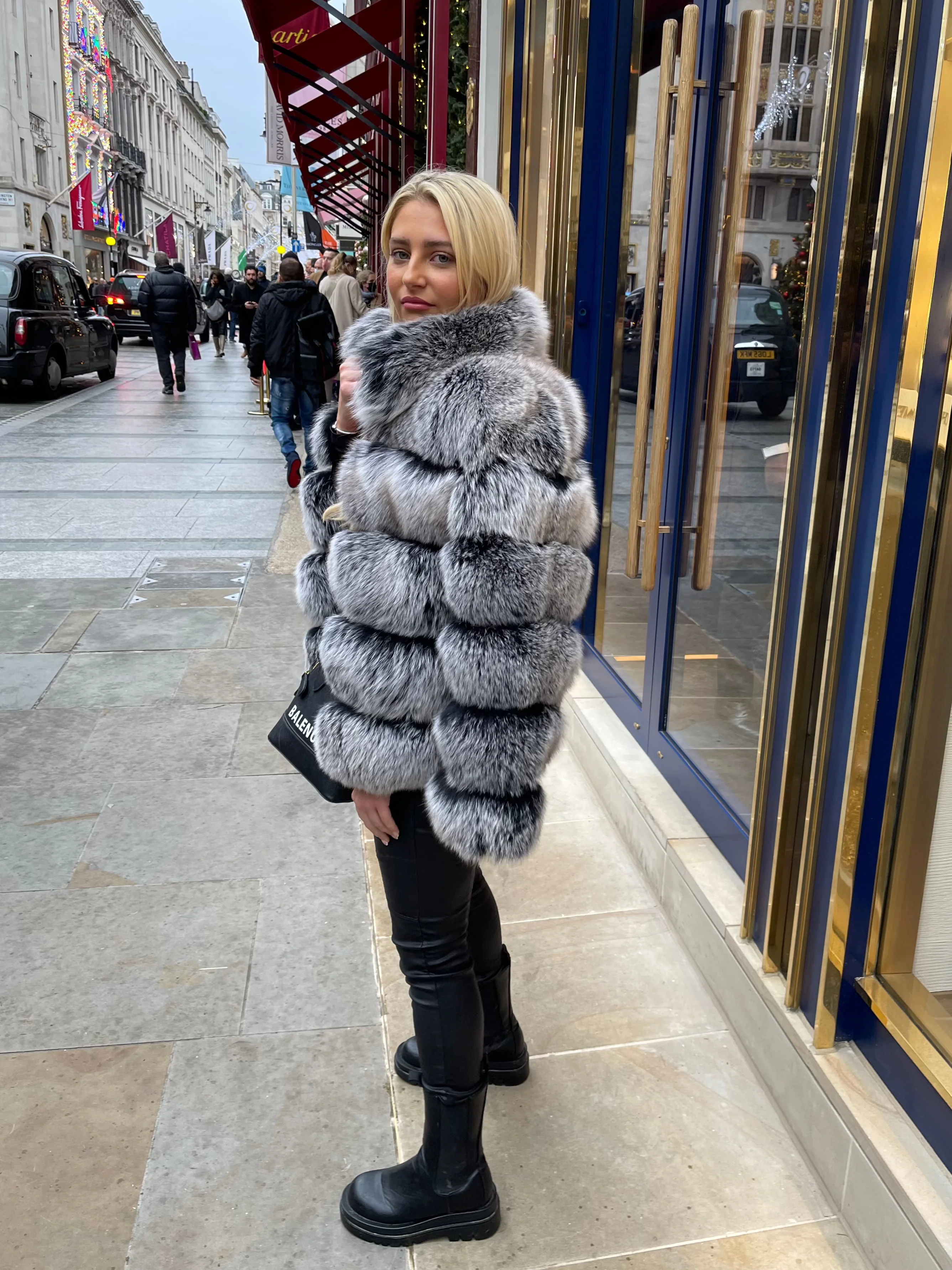 Bubble Collar Coat - Image 4