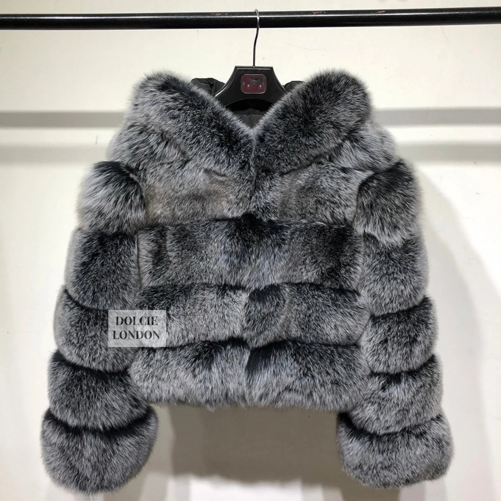 Hooded Cropped Coat - Image 5