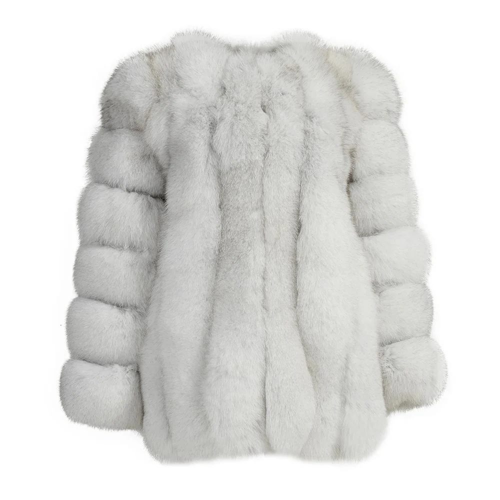 Straight Rows Long Coat - Image 6