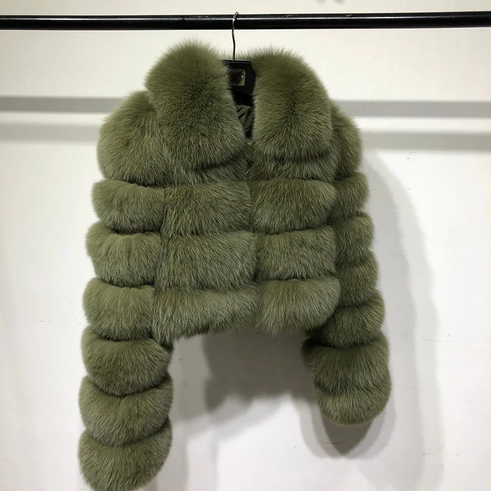 Zipped Mini Coat - Image 11